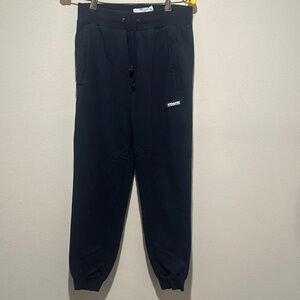 Coach Black Joggers with Tapered Leg and Elastic Waistband